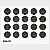 Sticker Rond Matching Family Christmas 2025 Making Memories Tog (Feuille)