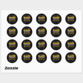 Sticker Rond Math Amusant Math Geek Math Le Seul Sujet Qui Comp (Feuille)