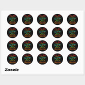 Sticker Rond Math Enseignant équation Mathématiques Mathématiqu (Feuille)