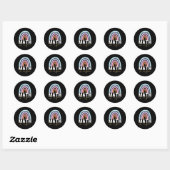 Sticker Rond Math Enseignant Math Math Est Mon Jam (Feuille)