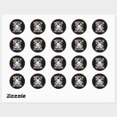 Sticker Rond Math est citant des oeufs Mathématiques enseignant (Feuille)
