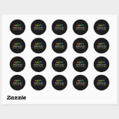Sticker Rond Math Formula 100 Jours D'École 100ème Jour Fun Cut (Feuille)