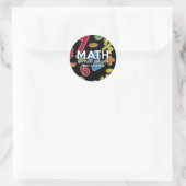 Sticker Rond Math. Le seul sujet qui compte (Sac)