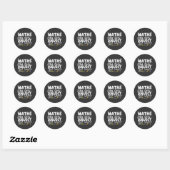 Sticker Rond Math Le Seul Sujet Qui Compte Le Magnet T-Shirt (Feuille)