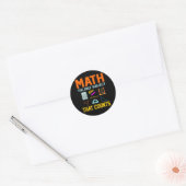 Sticker Rond Math Subject Counts Mathematic Maths Teacher (Enveloppe)