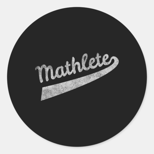 Sticker Rond Mathlete (Devant)