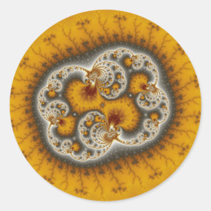 Sticker Rond Matilda19 - Art fractal