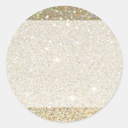 Sticker Rond Matte invitation or brillant pour toute occasion (Devant)