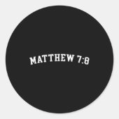 Sticker Rond Matthew 7_8  (Devant)