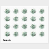 Sticker Rond Matthieu 19:26 Avec Dieu toutes choses Feuille pos (Feuille)