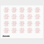 Sticker Rond Matthieu 1:21 (Feuille)
