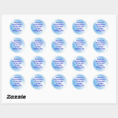 Sticker Rond Matthieu-5 : 9 - BÉNÉFICIÉS SONT LES PACIFICATS... (Feuille)