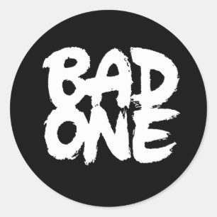 Sticker Rond Mauvais