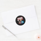 Sticker Rond Mauvaise herbe 1 (Enveloppe)