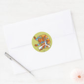 Sticker Rond Maya Warrior v.1 (Enveloppe)