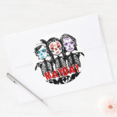 Sticker Rond mayday : couleur touchée (Enveloppe)