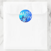 Sticker Rond Mazal Tov (Sac)