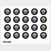 Sticker Rond Mazatlan Sinaloa Mexique Vacances (Feuille)