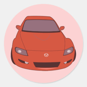 Sticker Rond Mazda