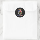 Sticker Rond Mb35 Mullet Eagle 4 juillet (Sac)