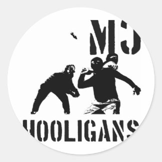 STICKER ROND MC HOOLIGANS