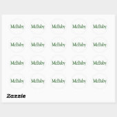 Sticker Rond Mcbaby (Feuille)