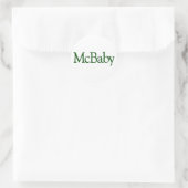 Sticker Rond Mcbaby (Sac)