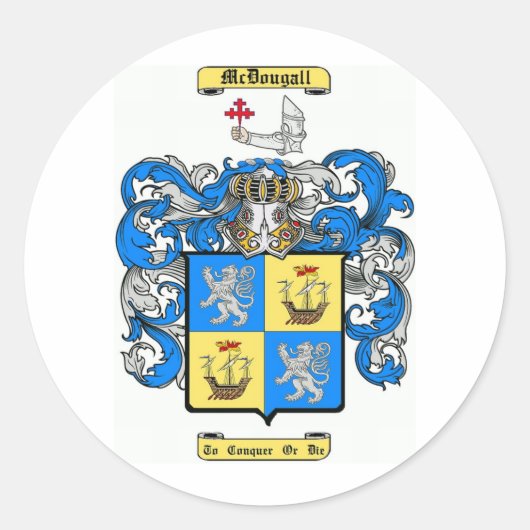 Sticker Rond McDougall (Devant)