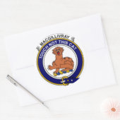 Sticker Rond McGillivray Family Crest (Enveloppe)