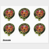 Sticker Rond McGillivray Family Crest (Feuille)