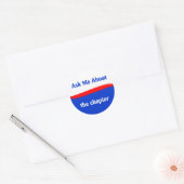 Sticker Rond Me demander À propos du chapitre (Enveloppe)