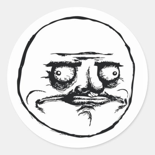 Sticker Rond Me Gusta (Devant)