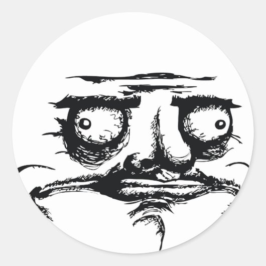 Sticker Rond Me Gusta (Devant)