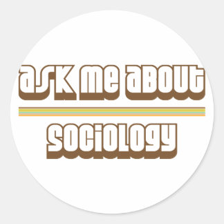 Sticker Rond Me questionner sur la sociologie