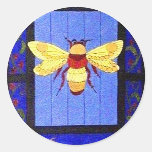 Sticker Rond Meade Bee (Devant)