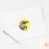 Sticker Rond Meadowlark occidental (Enveloppe)