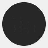 Sticker Rond Mechanical Og Clically Trained Slide Rule Calculat (Devant)