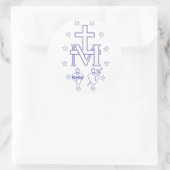 Sticker Rond Médaille de Notre-Dame des Grâces (Sac)