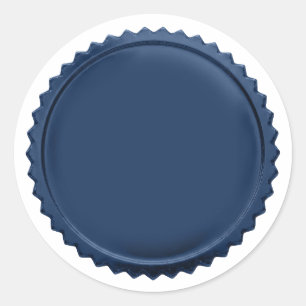 Sticker Rond Médaille d'excellence en étoile éclatée avec joint