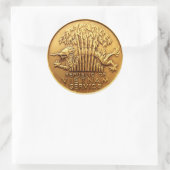 Sticker Rond Médaille du service du Vietnam (Sac)