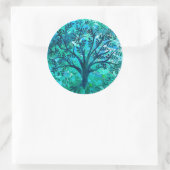 Sticker Rond Médaillon d'arbre (Sac)