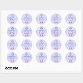 Sticker Rond Médaillon Miraculeux (Feuille)