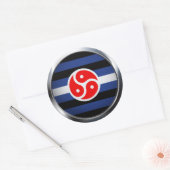 STICKER ROND MEDALLION BD/SM PRIDE (Enveloppe)