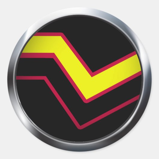 STICKER ROND MEDALLION PRIME LATEX RUBBER (Devant)