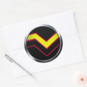STICKER ROND MEDALLION PRIME LATEX RUBBER (Enveloppe)