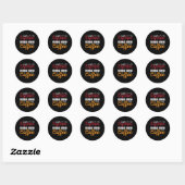 Sticker Rond Medical Coder Medical Coding Coffee ICD Coding (Feuille)
