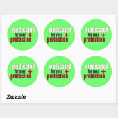 Sticker Rond Médicé pour votre feuille d'autocollants de protec (Feuille)