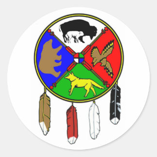Sticker Rond Medicine Wheel