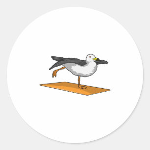 Sticker Rond Méditation de Yoga de Seagull Fitness