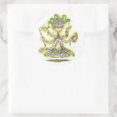 Sticker Rond Méditer la créativité (Sac)